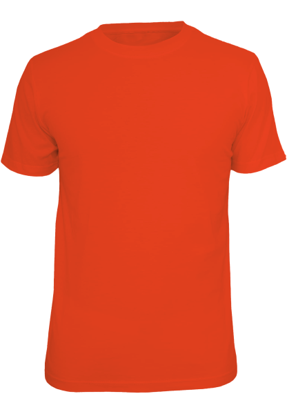 T-Shirt Bio-Baumwolle orange